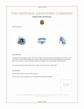 0.94 Ct. Aquamarine from Mozambique Appraisal