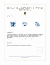 0.37 Ct. Blue Aquamarine from Mozambique Appraisal