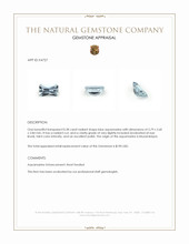 0.38 Ct. Aquamarine from Mozambique Appraisal