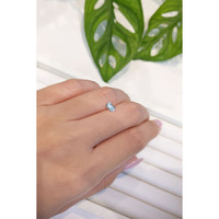 0.38 Ct. Aquamarine from Mozambique Life Style