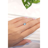 0.59 Ct. Aquamarine from Mozambique Life Style