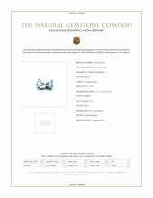 0.61 Ct. Aquamarine from Mozambique Scan Report