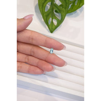 0.65 Ct. Aquamarine from Mozambique Life Style