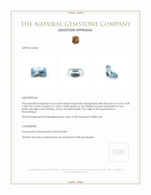 0.65 Ct. Aquamarine from Mozambique Appraisal