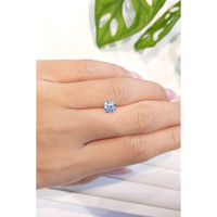 0.76 Ct. Aquamarine from Mozambique Life Style