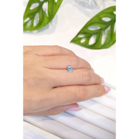 0.77 Ct. Aquamarine from Mozambique Life Style