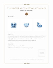 0.79 Ct. Aquamarine from Mozambique Appraisal