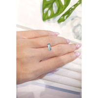0.80 Ct. Aquamarine from Mozambique Life Style