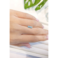 0.80 Ct. Aquamarine from Mozambique Life Style