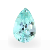 Pave Paraiba Tourmaline Ring 1.83 Ct., Platinum 950 Combination Stone