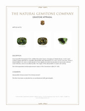 10.43 Ct. Alexandrite from Ceylon (Sri Lanka) Appraisal