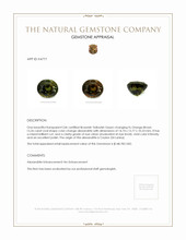 15.26 Ct. Alexandrite from Ceylon (Sri Lanka) Appraisal