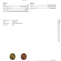 15.26 Ct. Alexandrite from Ceylon (Sri Lanka) Scan Report