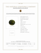 15.26 Ct. Alexandrite from Ceylon (Sri Lanka) Scan Report