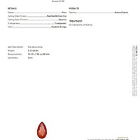 3.12 Ct. Spinel from Ceylon (Sri Lanka) Scan Report