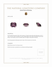 2.80 Ct. Spinel from Tanzania Appraisal