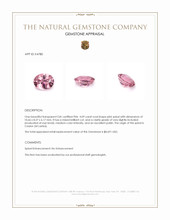 4.09 Ct. Spinel from Ceylon (Sri Lanka) Appraisal