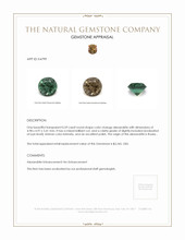 0.59 Ct. Alexandrite from Russia Appraisal