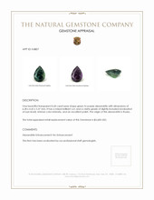 0.60 Ct. Alexandrite from Russia Appraisal