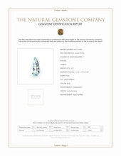 3.21 Ct. Blue Aquamarine from Mozambique Scan Report