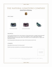 0.66 Ct. Alexandrite from Russia  Appraisal