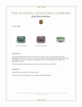 0.58 Ct. Alexandrite from Russia Appraisal