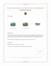 0.57 Ct. Alexandrite from Russia Appraisal