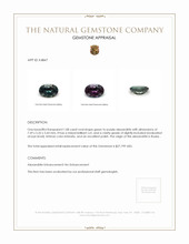 1.08 Ct. Alexandrite from Russia Appraisal