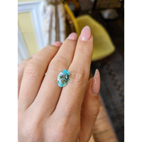 3.75 Ct. Paraiba Tourmaline from Mozambique Life Style