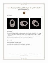 44.64 Ct. Quartz from Madagascar Appraisal