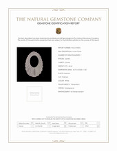 44.64 Ct. White Quartz from Madagascar Scan Report