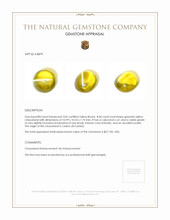 8.40 Ct. Cabochon Chrysoberyl from Ceylon (Sri Lanka) Appraisal
