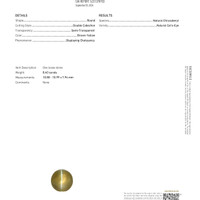 8.40 Ct. Cabochon Chrysoberyl from Ceylon (Sri Lanka) Scan Report