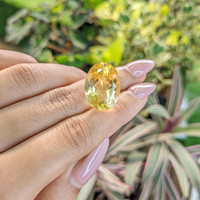 16.27 Ct. Citrine from Brazil Life Style