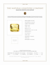 4.95 Ct. Citrine from Brazil Scan Report