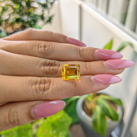 6.59 Ct. Citrine from Brazil Life Style