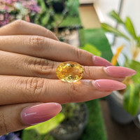 8.58 Ct. Citrine from Brazil Life Style