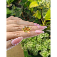 8.50 Ct. Citrine from Brazil Life Style