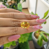 7.87 Ct. Citrine from Brazil Life Style