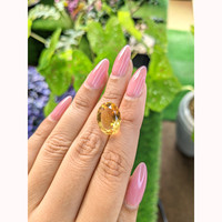 6.95 Ct. Citrine from Brazil Life Style