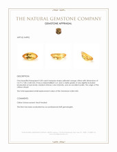 3.00 Ct. Citrine from Brazil Appraisal