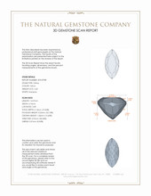 2.60 Ct. Citrine from Brazil 3 D Scan Report