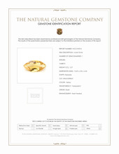 2.27 Ct. Yellow Citrine from Brazil Scan Report