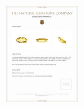 2.43 Ct. Citrine from Brazil Appraisal