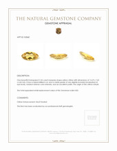 2.45 Ct. Citrine from Brazil Appraisal