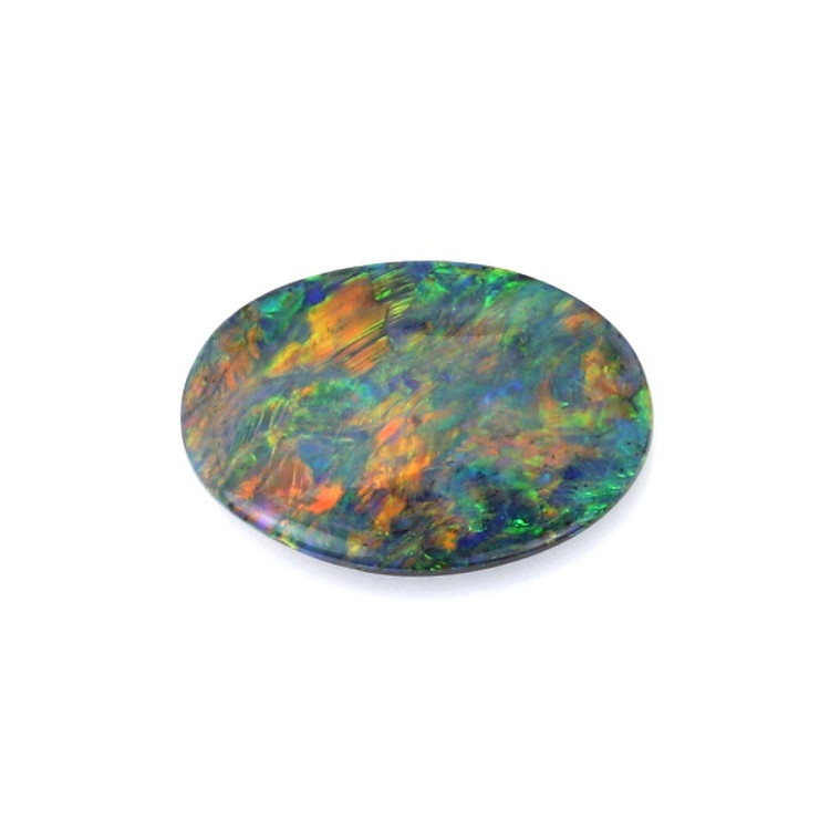 4.25 Ct. Cabochon Black Opal from Australia