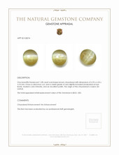 1.38 Ct. Cabochon Chrysoberyl from Ceylon (Sri Lanka) Appraisal