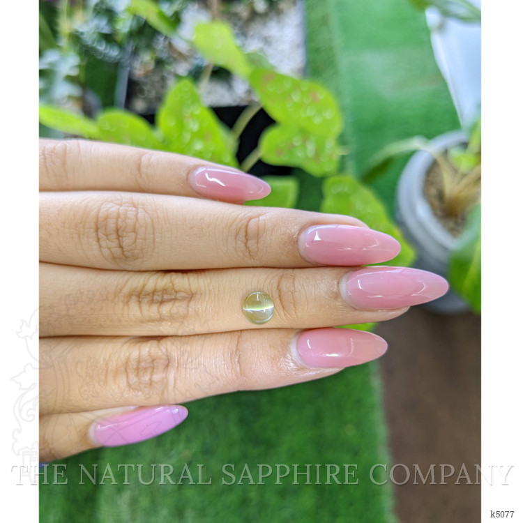 1.30 Ct. Cabochon Chrysoberyl from Ceylon (Sri Lanka)