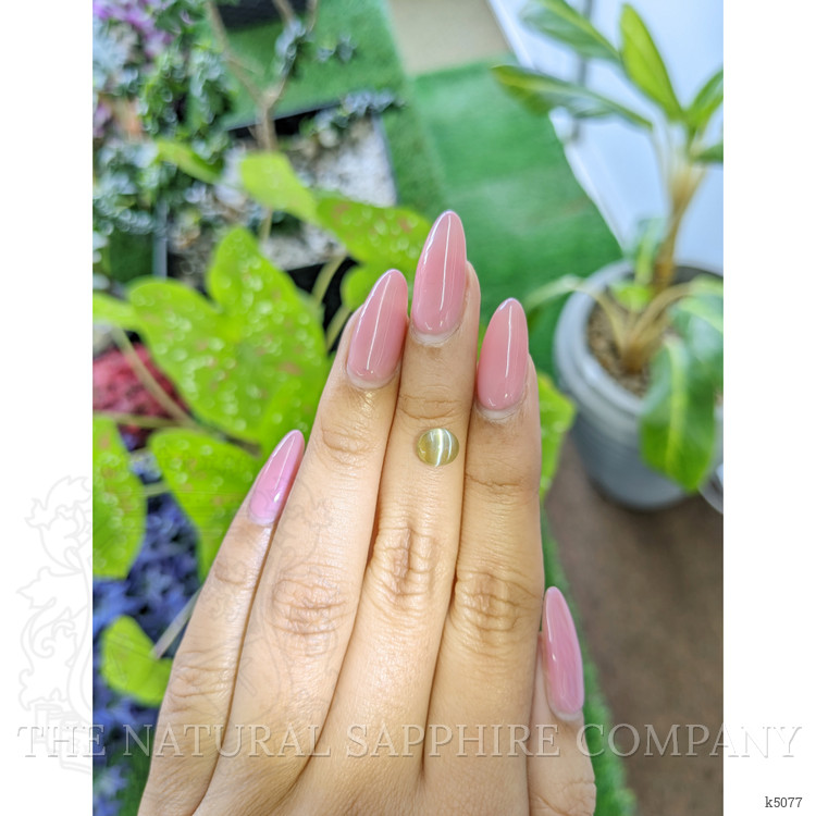 1.30 Ct. Cabochon Chrysoberyl from Ceylon (Sri Lanka)