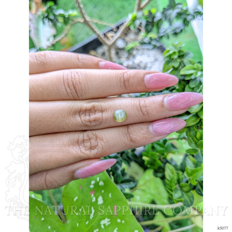 1.30 Ct. Cabochon Chrysoberyl from Ceylon (Sri Lanka)